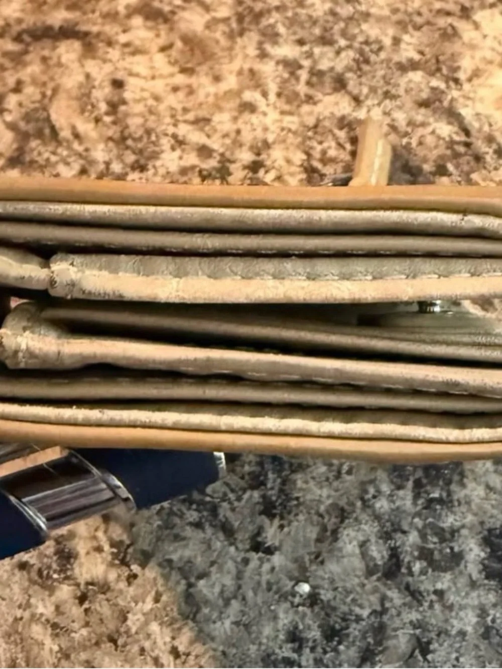 Coach wrist wallet Brown and Tan Signature Canvas